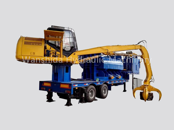 Y83/D-3000B Mobile Scrap Metal Baler with Diesel engine power supply